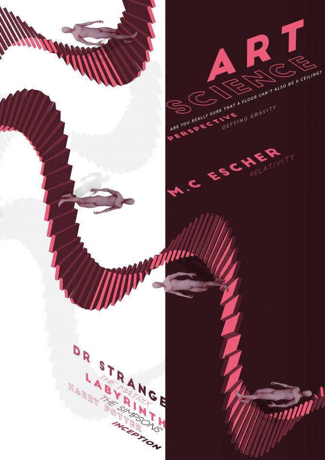 Optical Illusion Poster Design