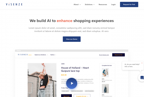 Visenze Web Design